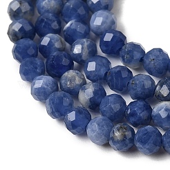 Natural Sodalite Beads Strands&nbsp;G-L653-B02-3mm-01