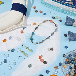730Pcs 24 Styles Ocean Theme Electroplate Glass & Glass Seed Beads Findings Kits&nbsp;DIY-SP0007-83