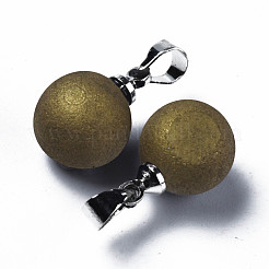 Natural Agate Charms&nbsp;G-Q998-036E