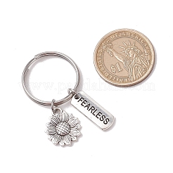 Tibetan Style Alloy Keychains&nbsp;KEYC-JKC01208