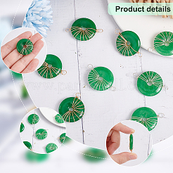 8Pcs 2 Colors Natural Malaysia Jade Connector Charms&nbsp;FIND-AR0003-05