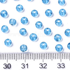 6/0 Transparent Glass Seed Beads&nbsp;SEED-S040-09A-07