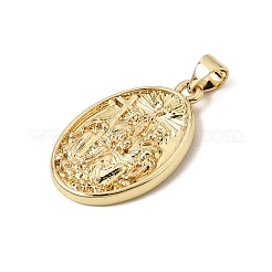 Brass Pendants&nbsp;KK-CBAA41C-04G