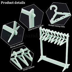 1 Set Coat Hanger Shaped Acrylic Earring Display Stands&nbsp;EDIS-CP0001-15B