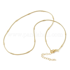 2MM Brass Round Snake Chain Necklaces for Women&nbsp;NJEW-K271-08G