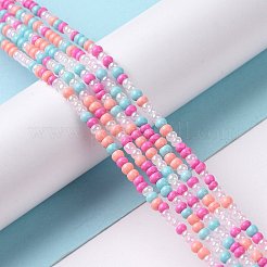 Glass Seed Bead Strands&nbsp;X-LAMP-B021-04G