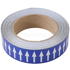 PVC Directional Arrow Tape for Pipe&nbsp;AJEW-WH20020-641B