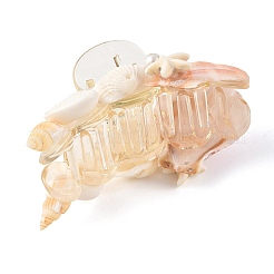 Shell & Starfish Shape Natural Shell Hair Claw Clips&nbsp;PHAR-TA000008