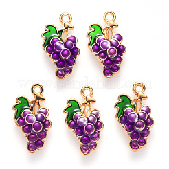 Autumn Theme Alloy Enamel Pendants&nbsp;X-ENAM-S121-080
