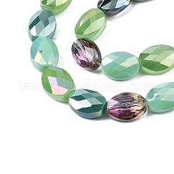 Electroplate Glass Beads Strands&nbsp;EGLA-S194-17D