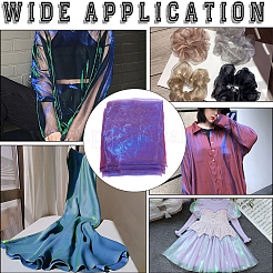 Polyester Organza Fabric&nbsp;DIY-WH0003-138B