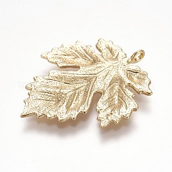 Autumn Theme Brass Pendants&nbsp;KK-P152-02G