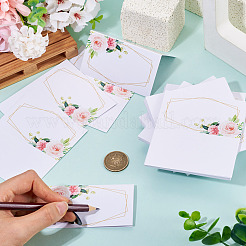 80Pcs Rectangle Paper Table Place Cards&nbsp;AJEW-TA0003-62B