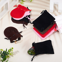 24Pcs 8 Styles Gourd & Rectangle Velvet Drawstring Packing Bags&nbsp;TP-TA0001-07B