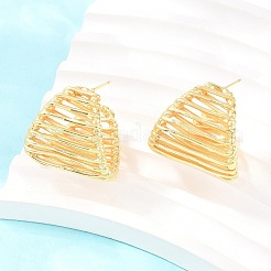 Brass Stud Earrings&nbsp;EJEW-P346-03G