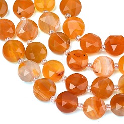 Natural Banded Agate Beads Strands&nbsp;G-C116-A193-01