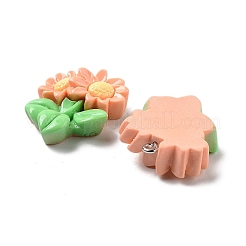Spring Theme Opaque Resin Pendants&nbsp;X-RESI-R444-04F