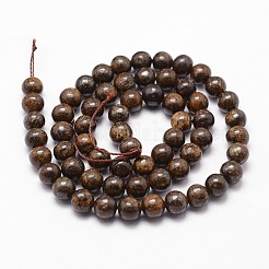 Natural Bronzite Bead Strands&nbsp;G-G735-26-4mm