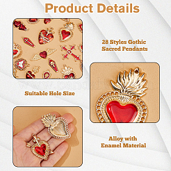 Zinc Alloy Pendants&nbsp;FIND-WH0816-200C-KCG