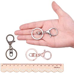 Iron Alloy Lobster Claw Clasp Keychains&nbsp;KEYC-PH0001-05