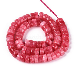 Dyed Natural White Jade Beads Strands&nbsp;G-T143-17G