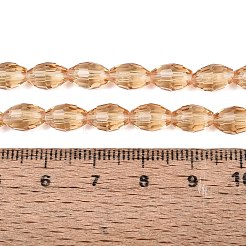Transparent Glass Beads Strands&nbsp;LS-GLAA-N071-01A-A07