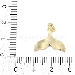 Whale Tail Brass Pendants&nbsp;KK-I723-36G