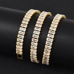 Clear Cubic Zirconia Classic Tennis Necklace for Girl Women Gift&nbsp;NJEW-A005-03G