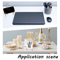 16Pcs Folding Iron Display Easels for Decorative Plates Photo Frames&nbsp;AJEW-GO0004-47B