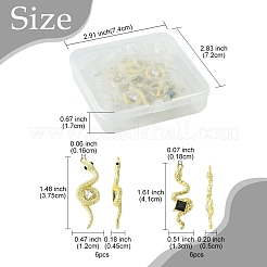 12Pcs 2 Styles Rack Plating Alloy Pendants&nbsp;FIND-FS0003-69