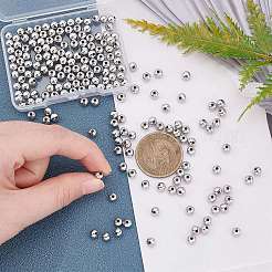 200Pcs Brass Round Spacer Beads&nbsp;KK-PH0003-73A