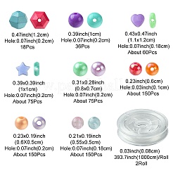 DIY Acrylic Beaded Stretch Bracelets Jewelry Kit&nbsp;DIY-FS0005-71