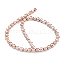 Natural Cultured Freshwater Pearl Beads Strands&nbsp;PEAR-E018-21