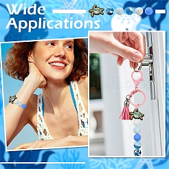 37Pcs 6 Styles Silicone Beads&nbsp;SIL-YW0002-63