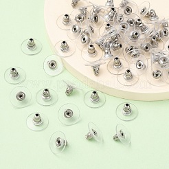 304 Stainless Steel Bullet Clutch Earring Backs&nbsp;X-STAS-Q189-02
