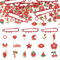 DIY Brooch Making Kits&nbsp;DIY-TA0014-88