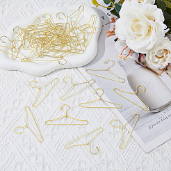 50Pcs Mini Iron Clothing Hanger&nbsp;AJEW-FH0004-38A-G