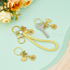 3Pcs Alloy Enamel Keychain&nbsp;KEYC-FH00045