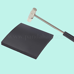 Double Face Jewelry Making Steel Rubber Hammer&nbsp;AJEW-CY0001-85