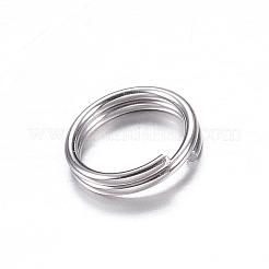 Tarnish Resistant 201 Stainless Steel Split Rings&nbsp;STAS-P092-03