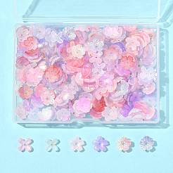 Metal Enlaced Acrylic Bead Caps&nbsp;OACR-FS0002-49B