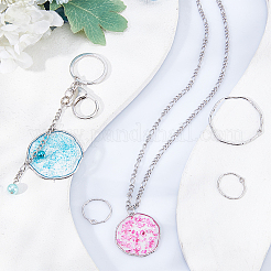 48Pcs 3 Styles Alloy Open Back Bezel Pendants&nbsp;FIND-CA0005-95