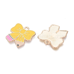 Alloy Enamel Pendants&nbsp;ENAM-Q004-01KCG-13
