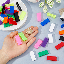 40Pcs 10 Colors Silicone Stretch Ring for Tennis Racket Handle&nbsp;AJEW-FH0010-01