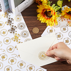 Gold Foil Self-adhesive Stickers&nbsp;DIY-WH20001-13G