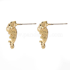 Alloy Stud Earring Findings&nbsp;PALLOY-Q433-025-RS