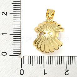 Rack Plating Brass Micro Pave Cubic Zirconia Pendants&nbsp;KK-Z063-02G