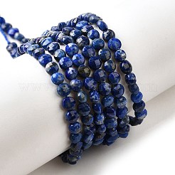 Natural Lapis Lazuli Beads Strands&nbsp;G-C179-A4mm-06
