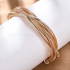Iron Round Snake Chains&nbsp;BJEW-G741-02KCG
