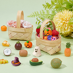 30Pcs Bamboo Weaving Basket Mini Model&nbsp;AJEW-AR0005-18